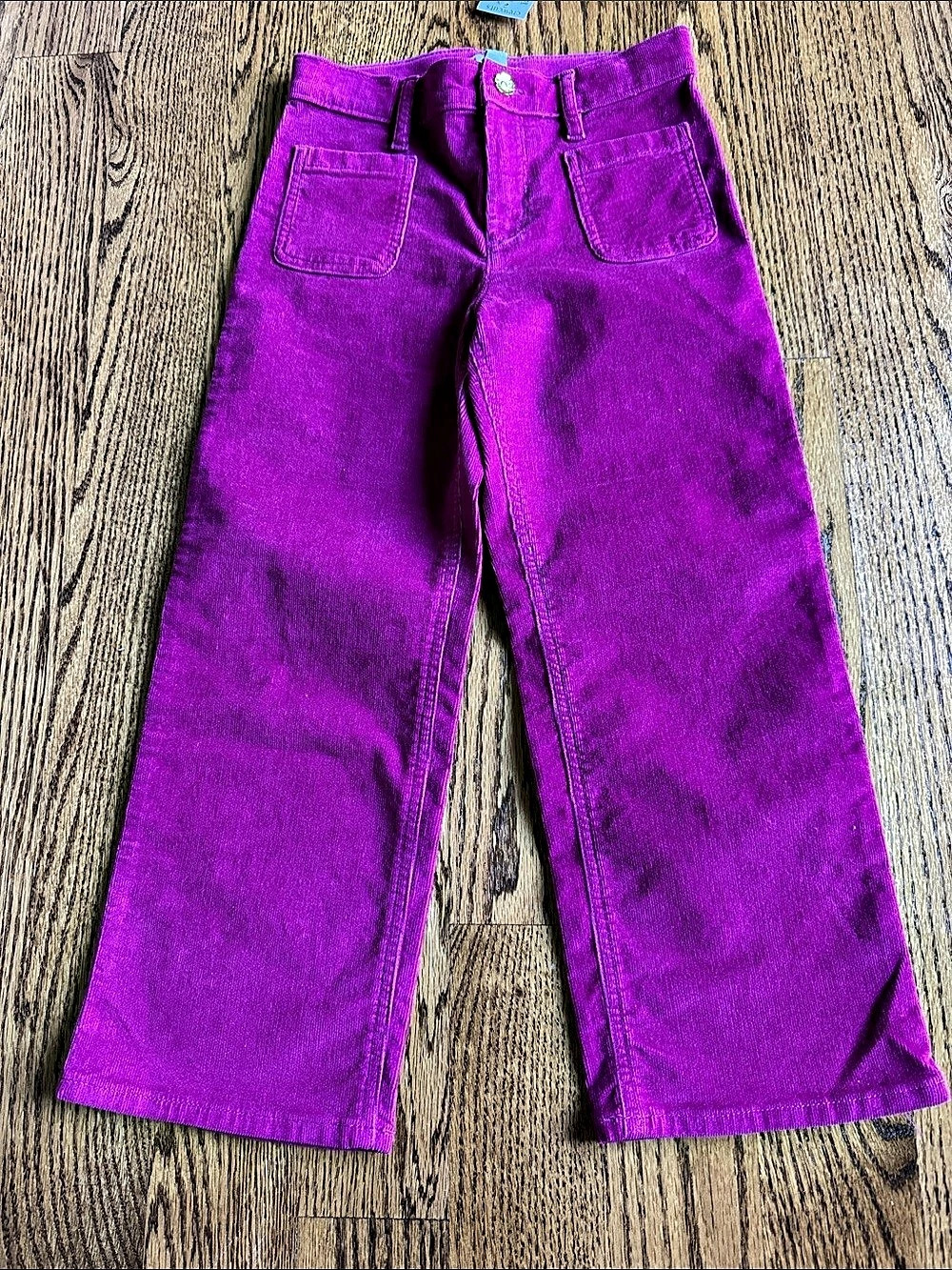 Jcrew Girls Pink Corduroy pant Size 7 NWT